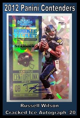 4-5-13 Customer X-2012 Contenders Russell Wilson Cracked Ice auto 20