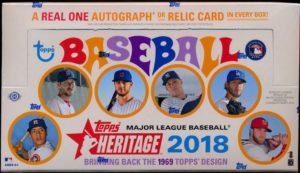 2018 Topps Heritage Baseball Hobby Box