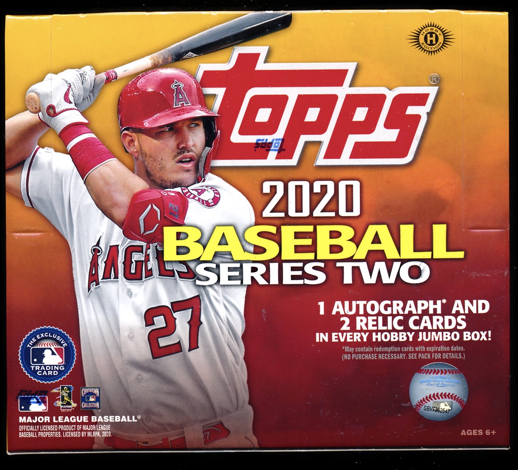2020 Topps Series 2 Jumbo Baseball Box MVP Sports Cards