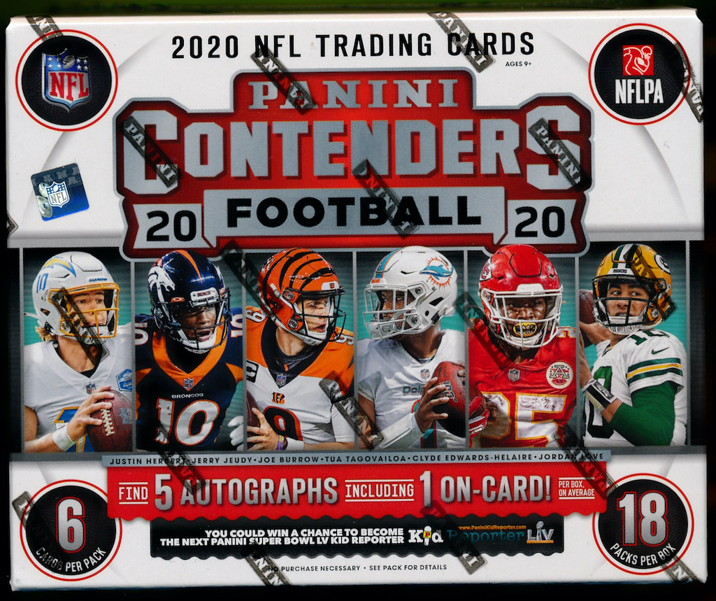 2020 Panini Contenders Football Hobby Box | MVP Sports Cards
