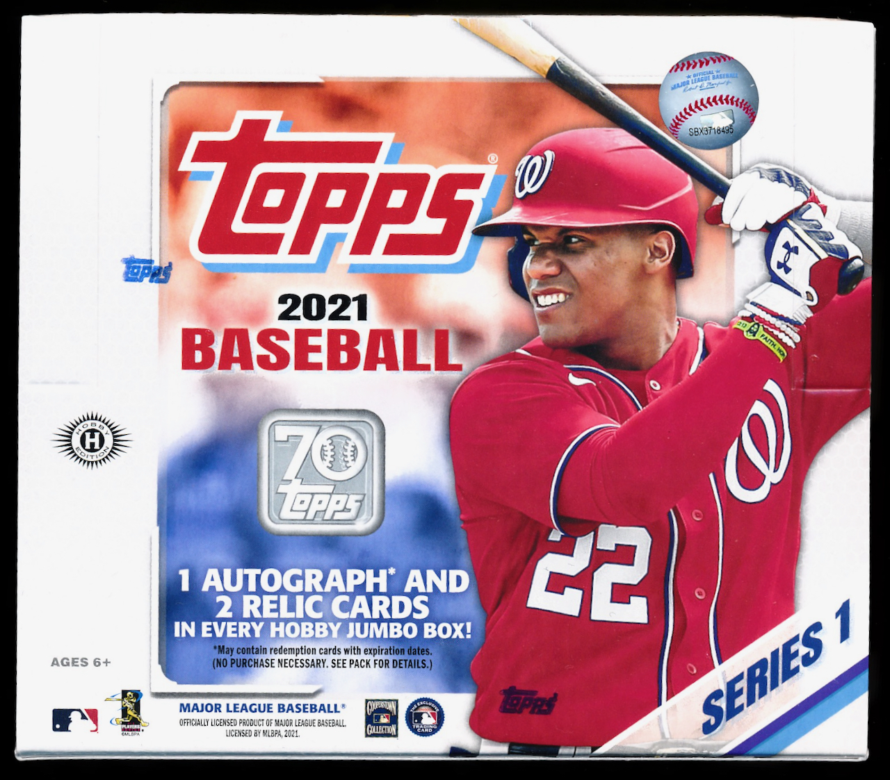 2021 Topps Series 1 Baseball Jumbo Hobby Box | MVP Sports Cards