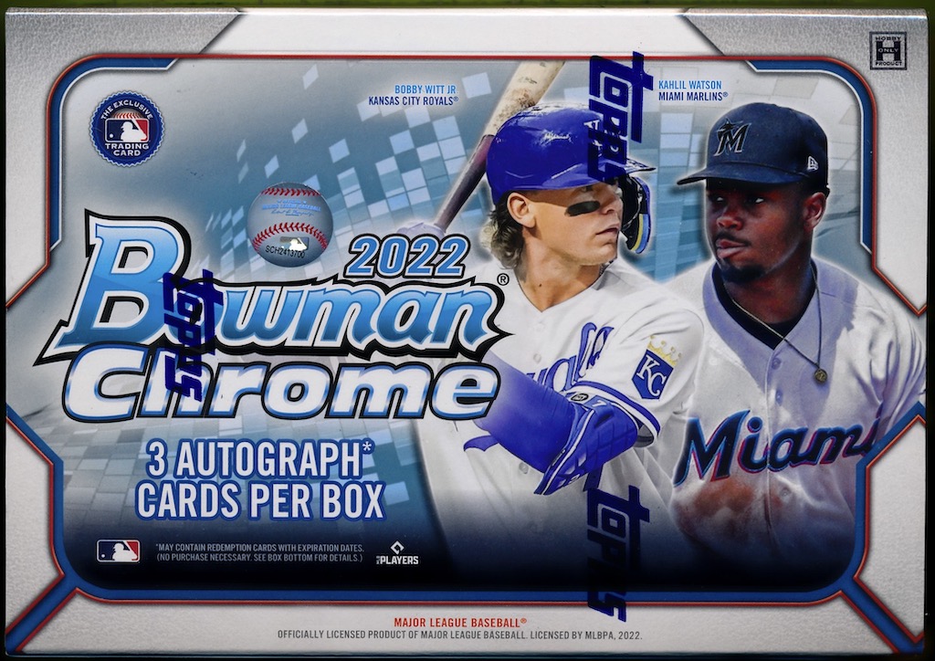 2022 Bowman Chrome Baseball HTA Choice Box