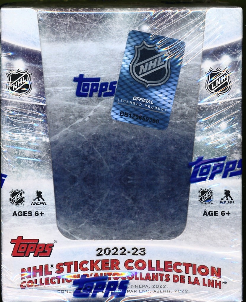 2022-23 Topps NHL Sticker Collection Hockey Album