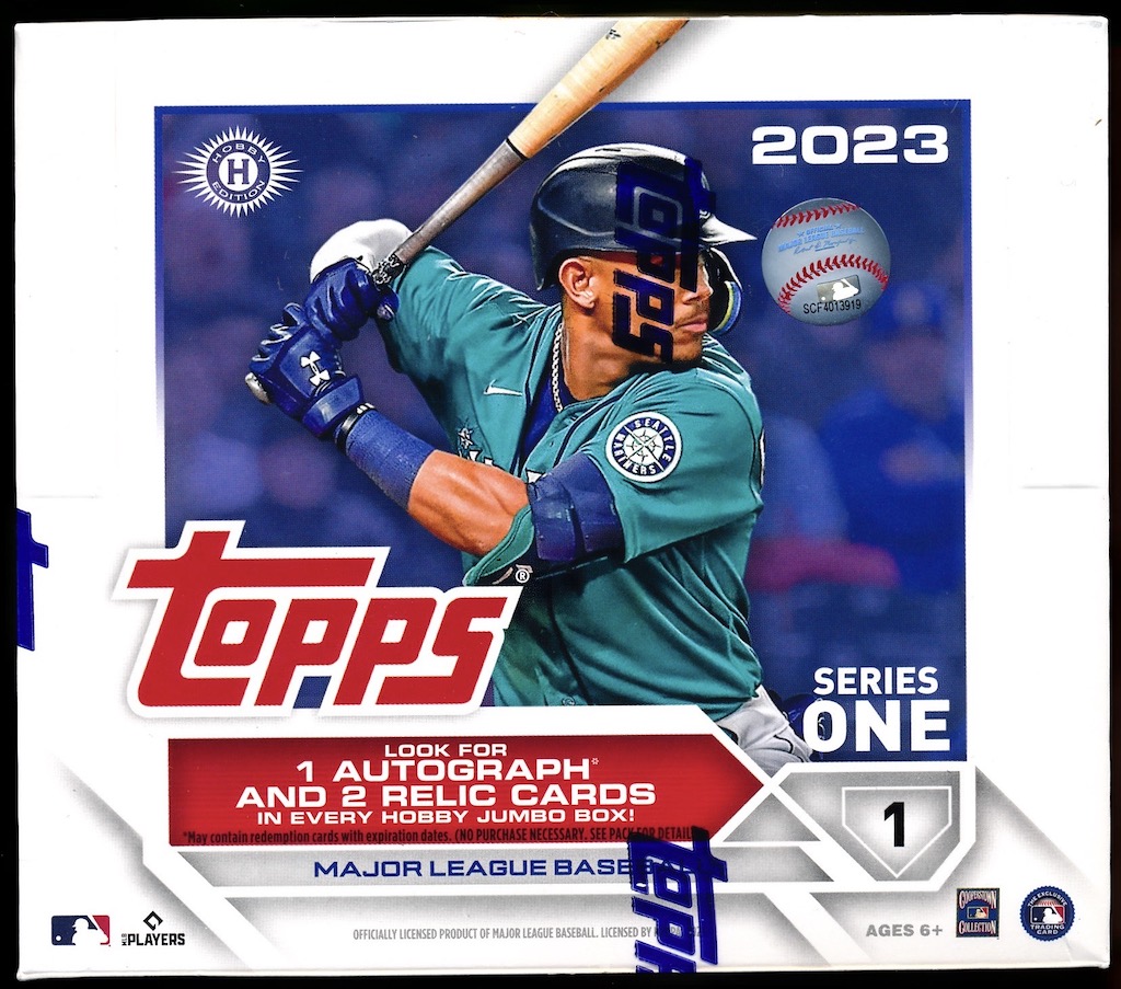 2023 Topps Series 1 Baseball Jumbo Box MVP Sports Cards
