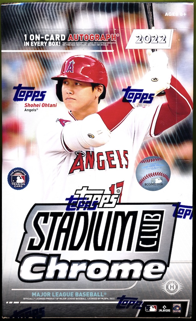 【バーゲンセール！】2022 Topps Stadium Club Chrome