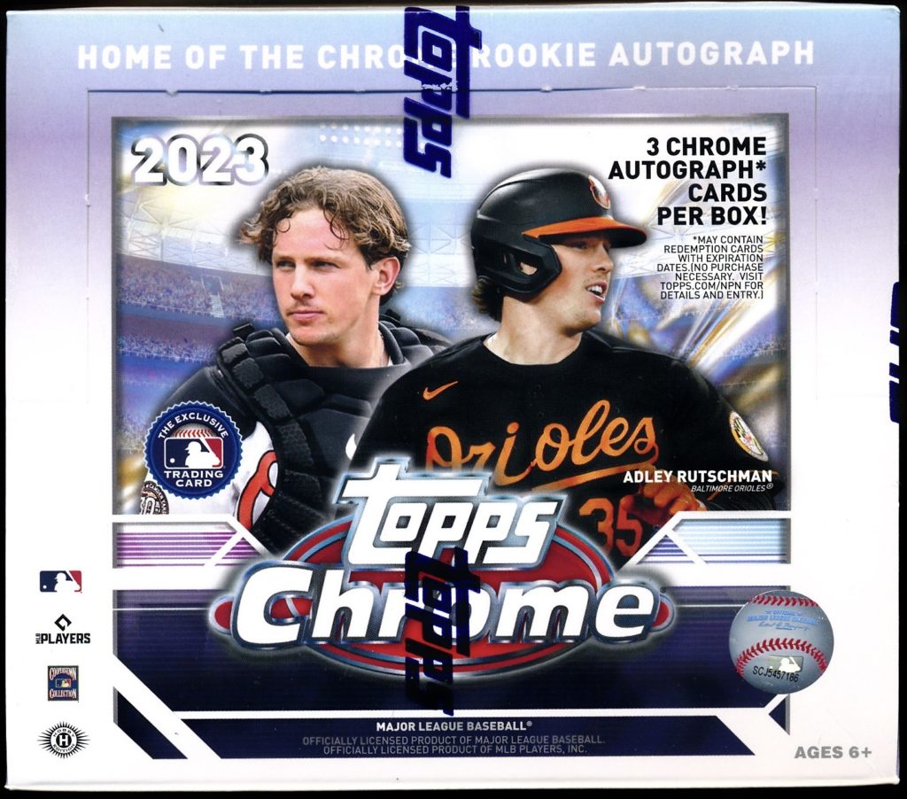 MLB 2023 Topps Chrome Baseball Jumbo ❶