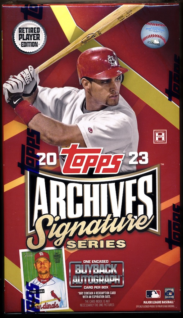 2023 Topps Archives Signature Retired Series Baseball Hobby Box